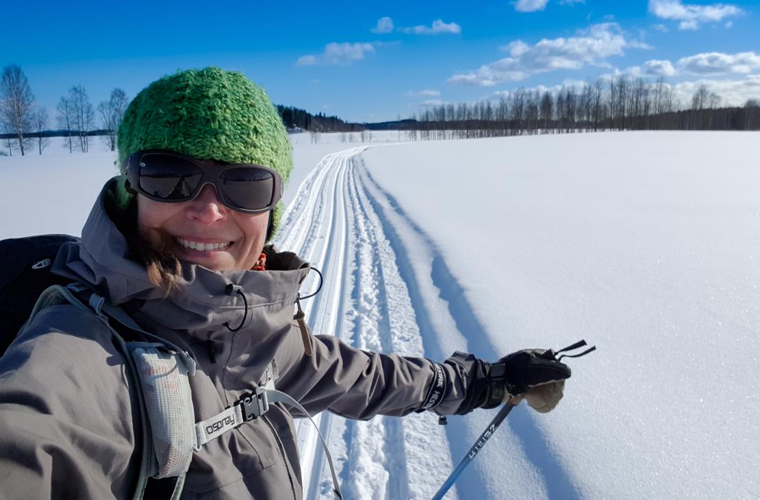 From guesthouse to guesthouse cross country skiing